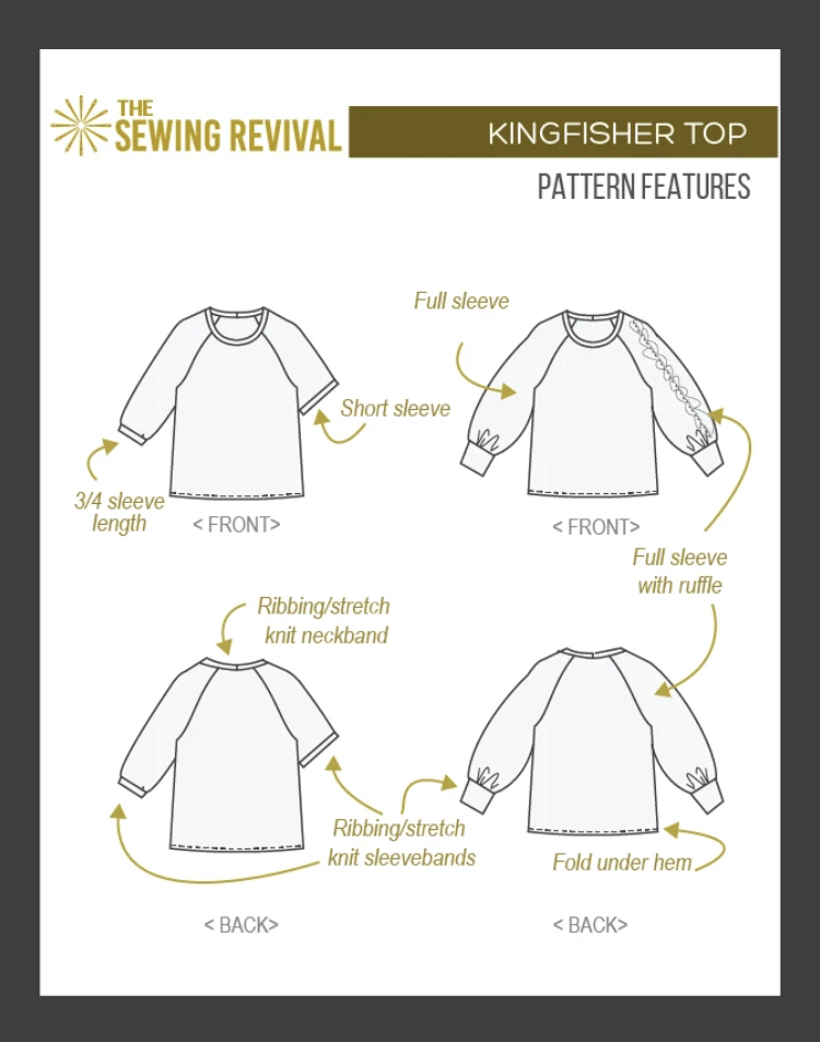 Upscale Techniques & Nifty Necklines Sewing Pattern Booklet - PDF